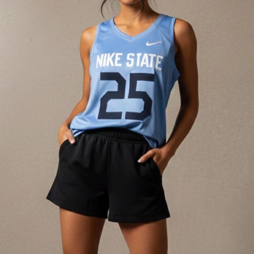 Nike Light Blue Racerback Basketball Jersey NWT Sample Women Size M